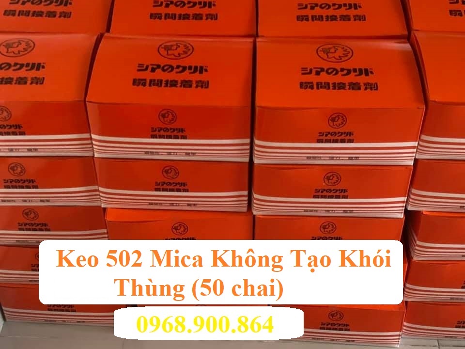 1 Thùng - Keo Dán 502 Cyanoacrylate không tạo khói