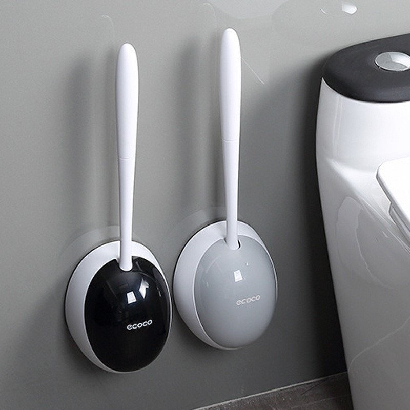 Chổi cọ  bồn cầu, chổi cọ silicone cao cấp dán tường Ecoco