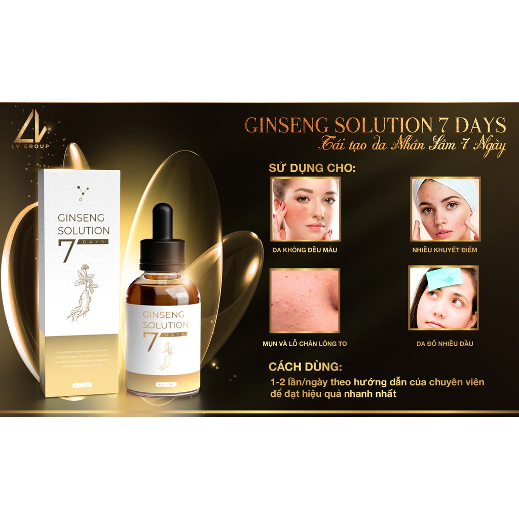 Tái Tạo Da Nhân Sâm Ginseng Solution 7 Days