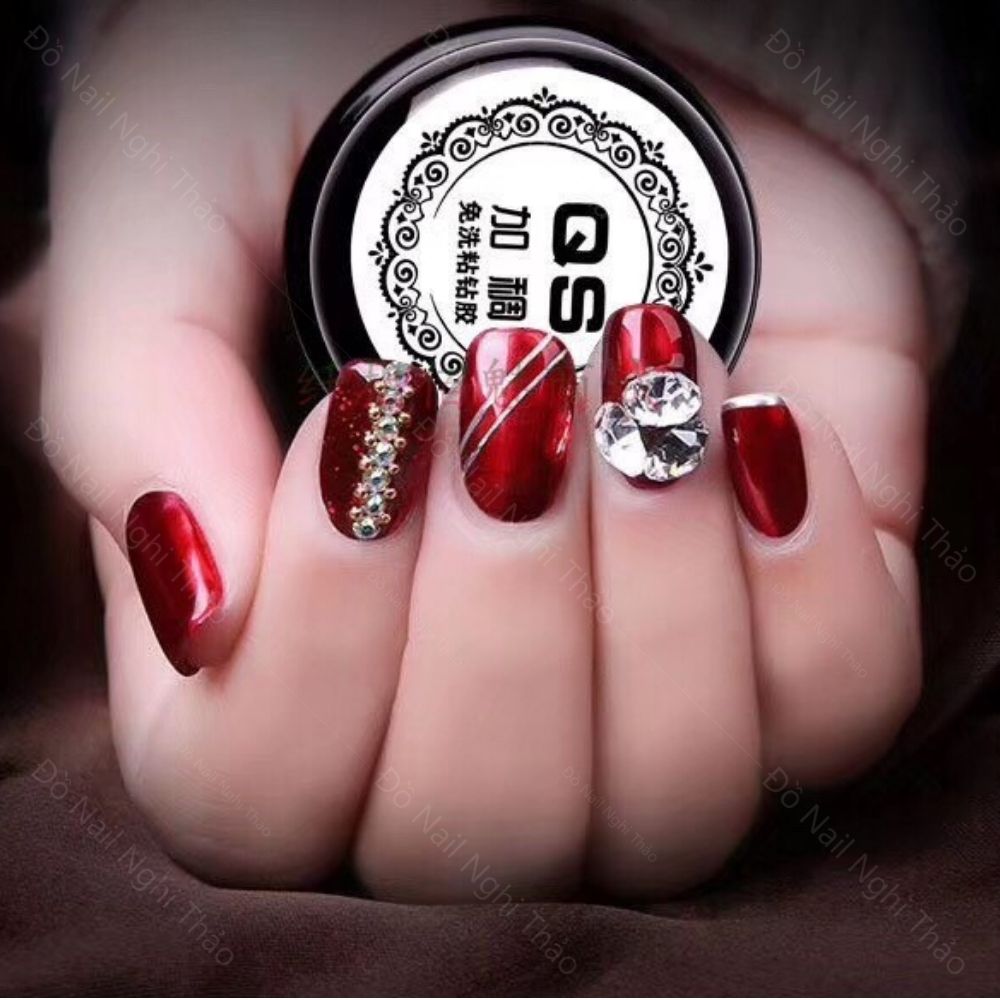 Gel QS vẽ nổi trang trí móng