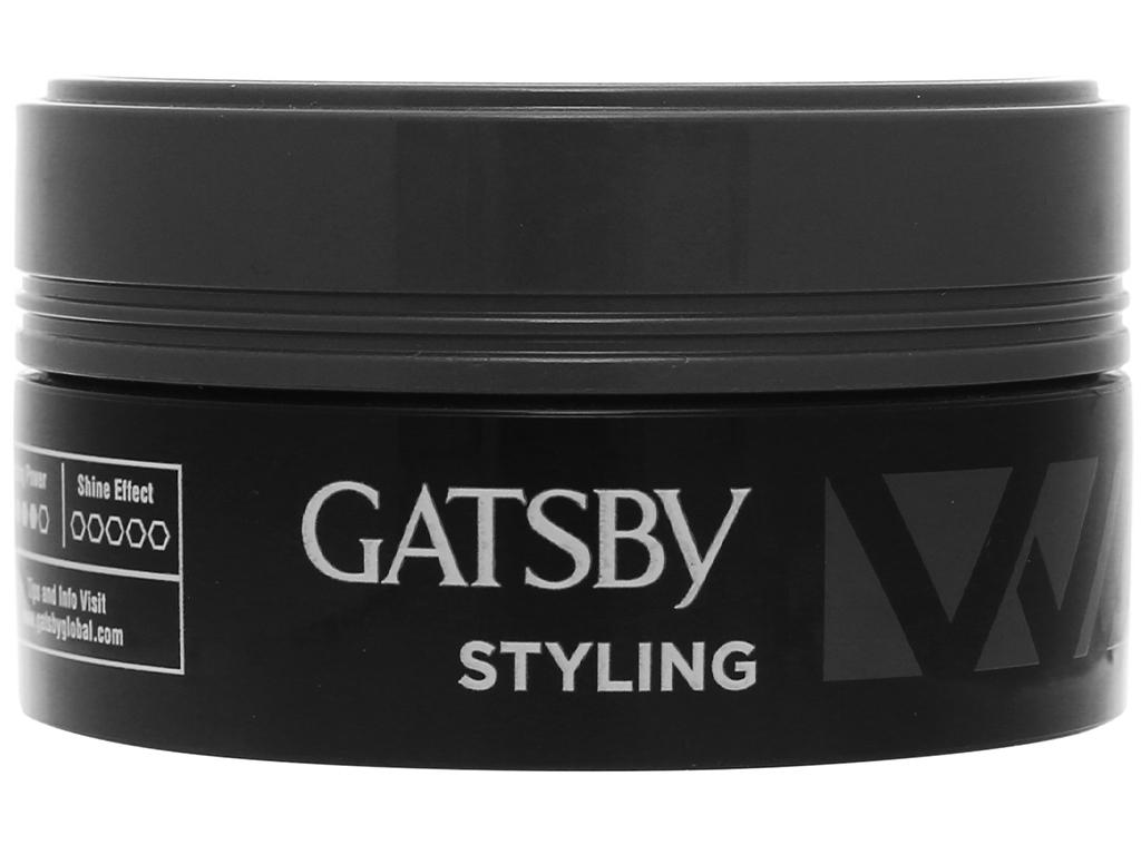 Wax vuốt tóc Gatsby Mat & Hard xám 75g (mẫu mới)