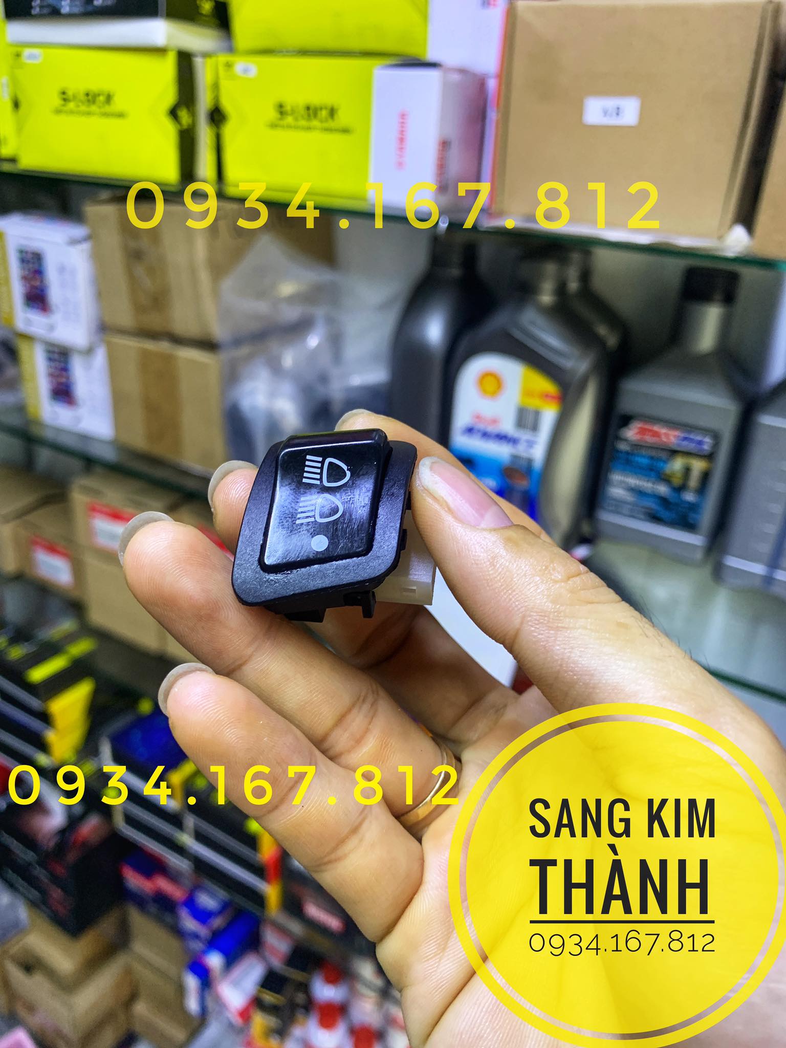 Công Tắc TẮT ĐÈN Xe VISION, WAVE RSX, WAVE ALPHA, BLADE Hàng Cao Cấp