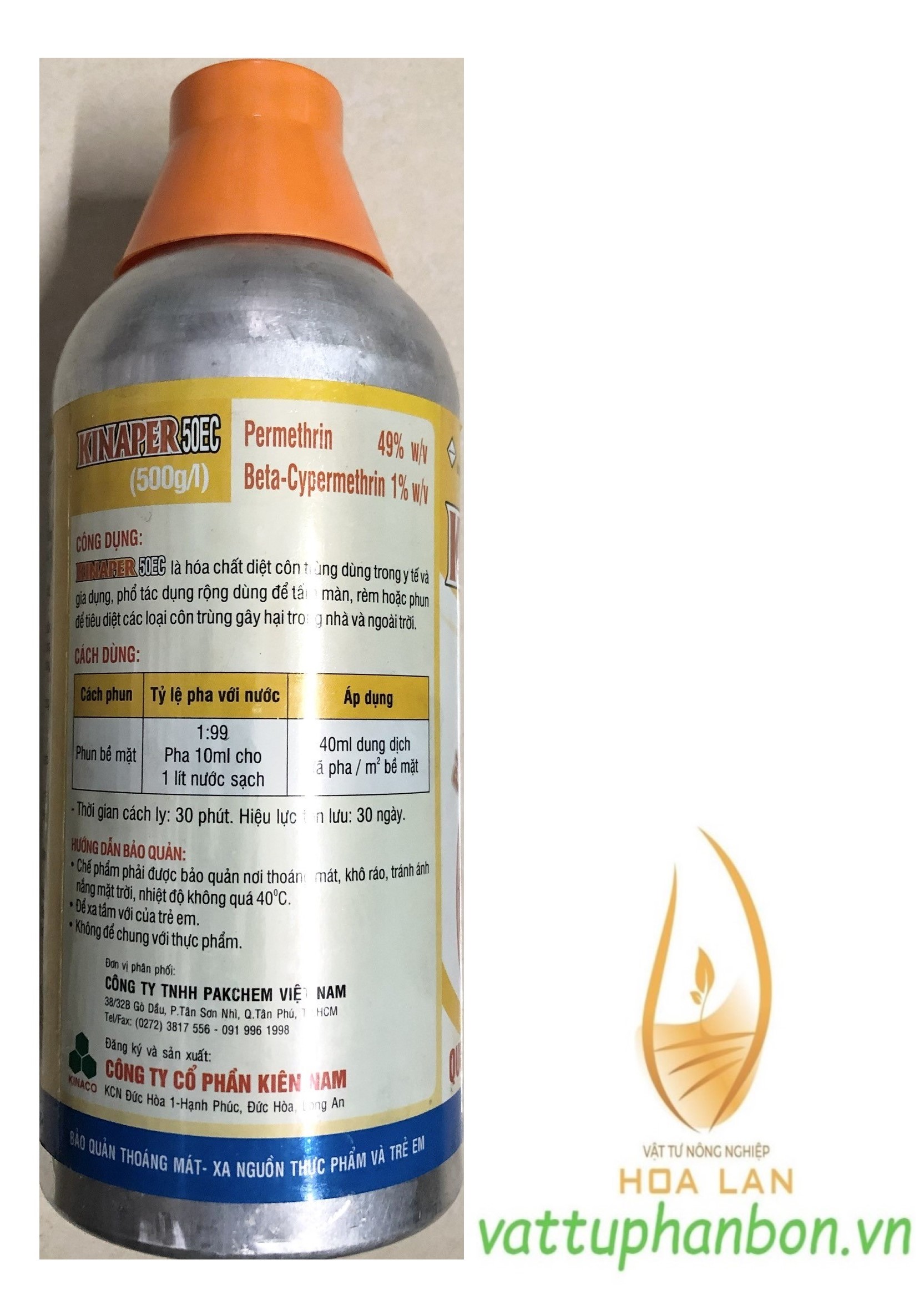 DIỆT CÔN TRÙNG KINAPER 50EC - Quét sạch côn trùng - #082B# 1lít