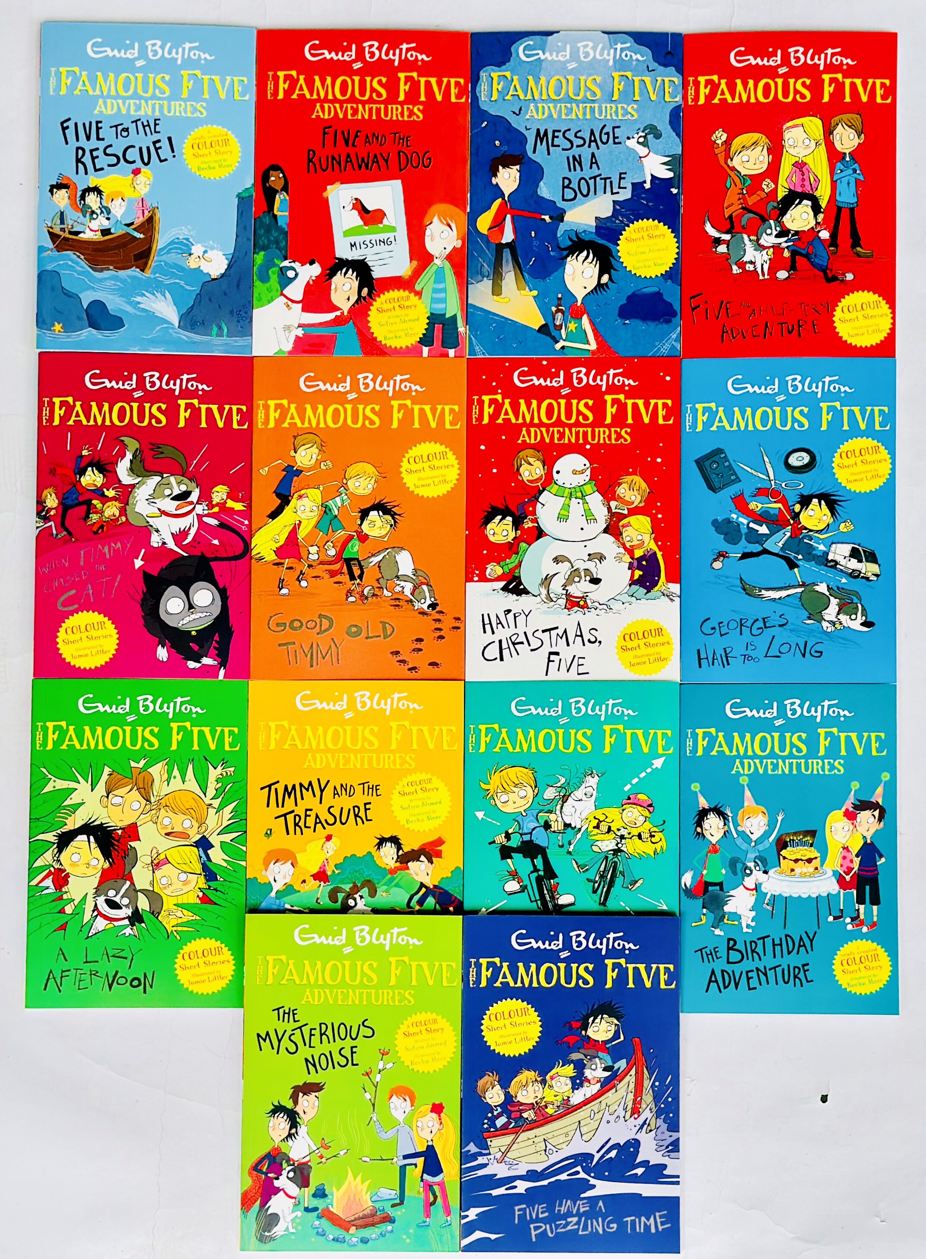 Bộ nhập 14q - The Famous five adventures colletion