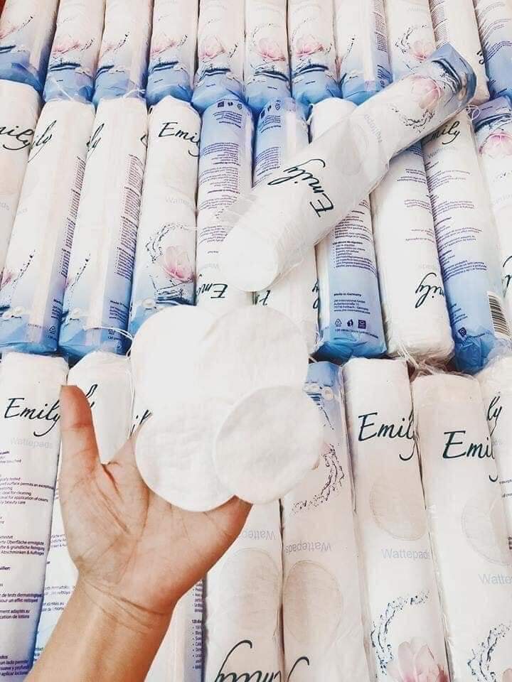 Bông tẩy trang EMILY 120 miếng