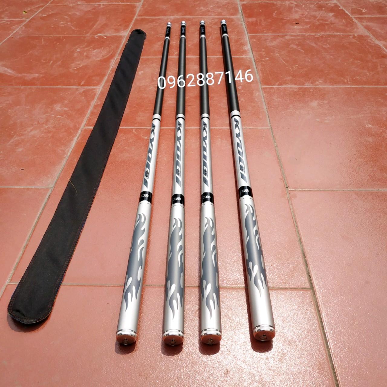 bộ cần câu cá tặng kèm cần tay và 14 món