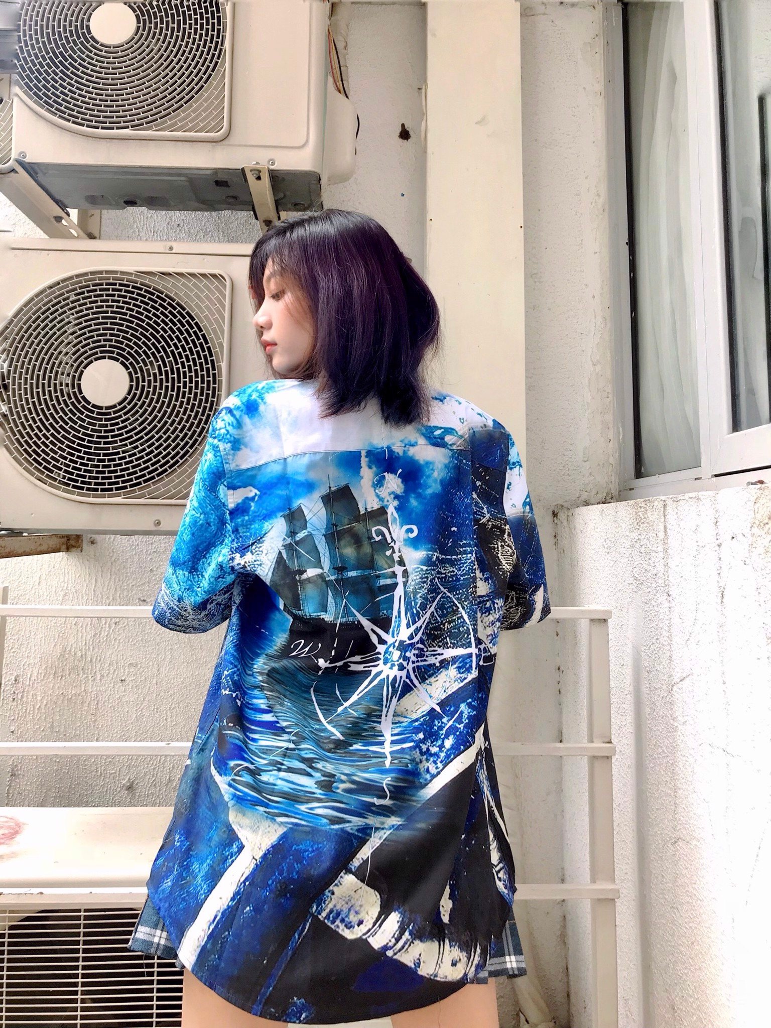 PARADOX Áo sơ mi tay ngắn COMPASS SHIRT