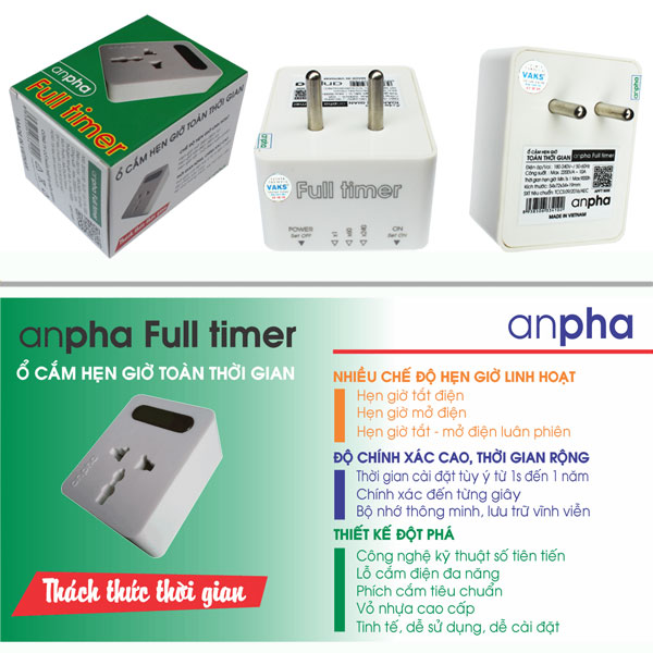 [HCM]Ổ cắm điện thông minh Anpha Smart 2
