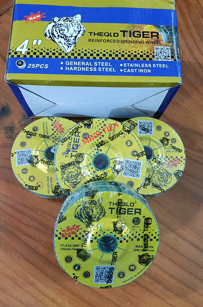 Đá mài sắt, Inox hiệu Tiger  kích thước 100mm
