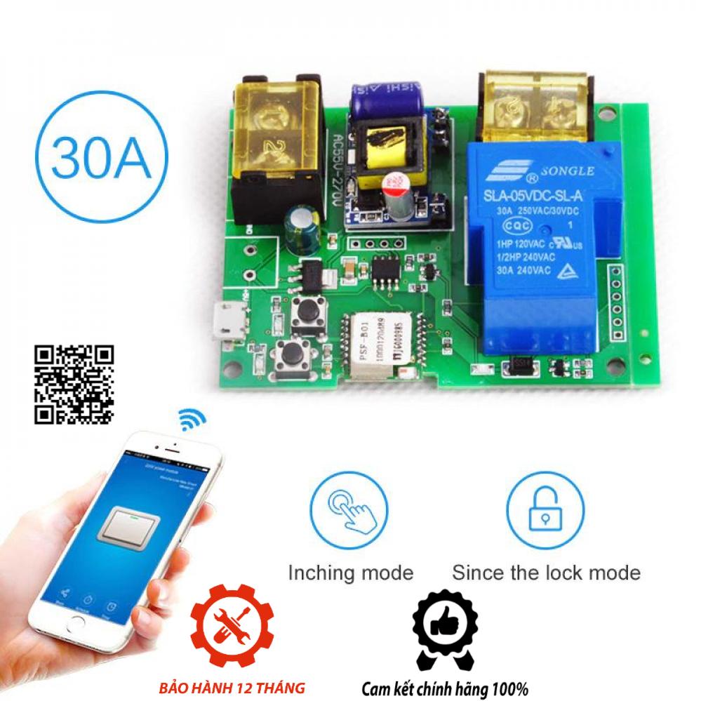 Mạch điều khiển nguồn sonoff 30a