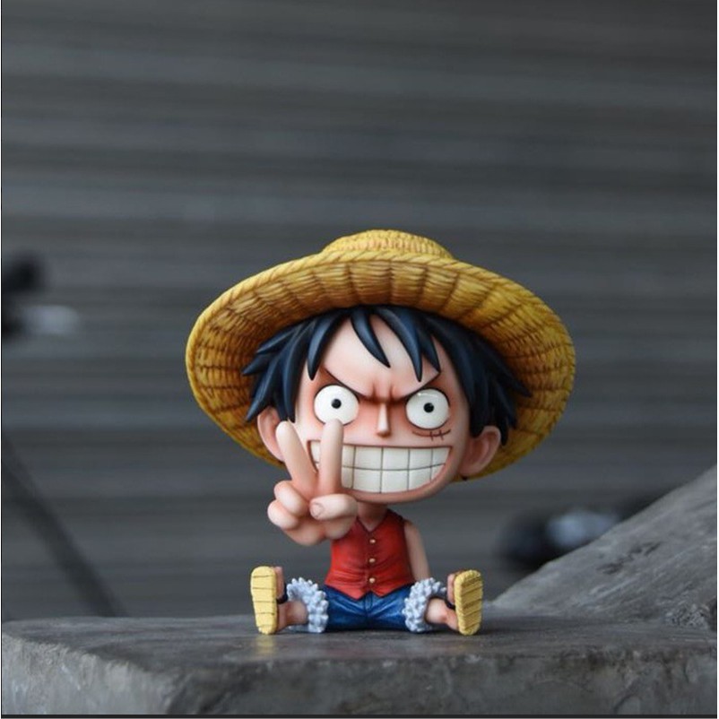 [HCM]Mô Hình One Piece - Mô Hình Luffy Chibi Victory