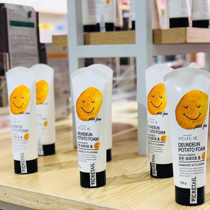 Sữa rửa mặt trứng sáng da Aroung Me Hàn Quốc 150ml