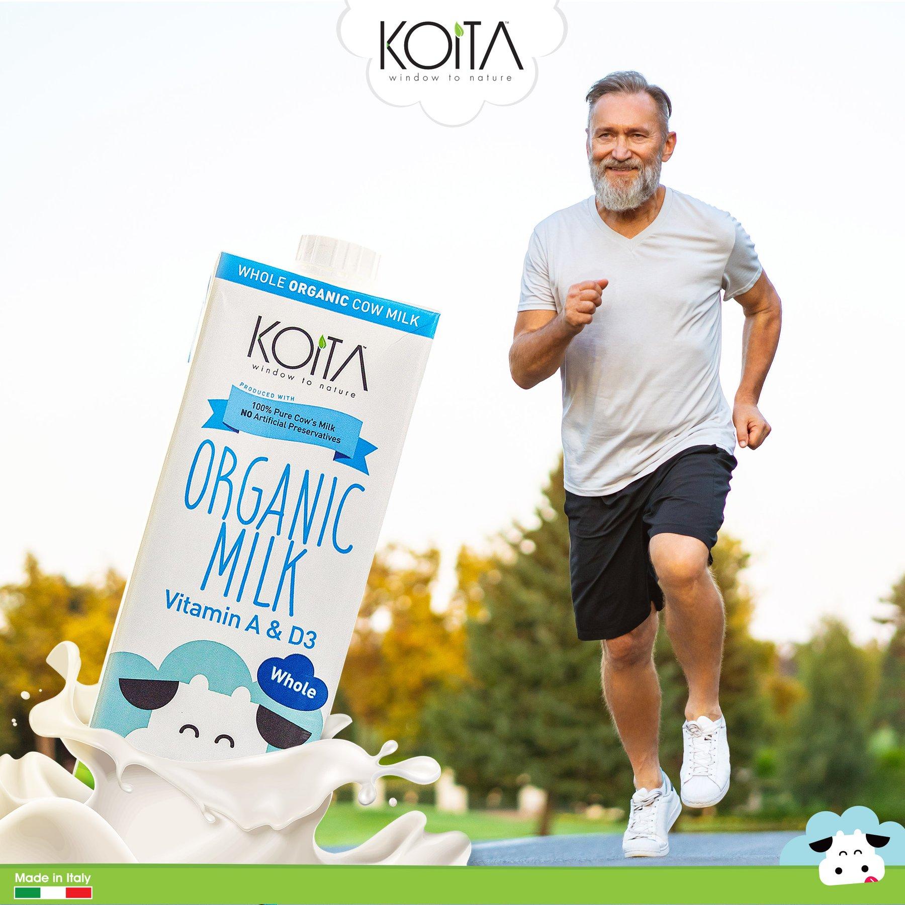 Sữa bò hữu cơ  nguyên kem Koita (1Lít)