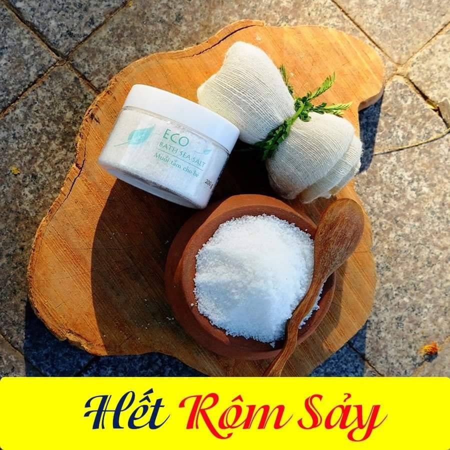 [HCM]MUỐI TẮM BÉ ECO 200gr
