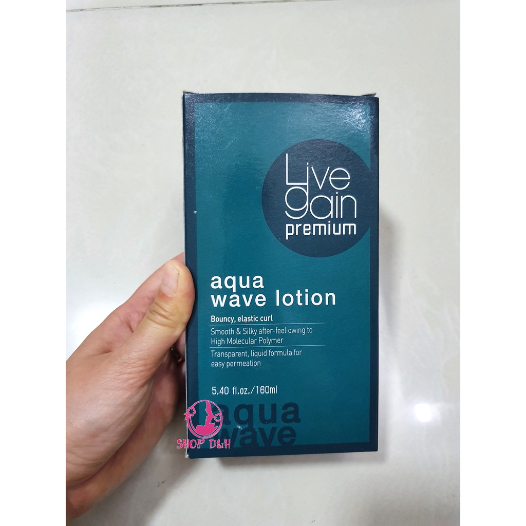 Thuốc Uốn Tóc Livegain Premium Aqua (Cysteine Wave Lotion + Wave Lotion)| - Aqua Cysteine Wave Lotion