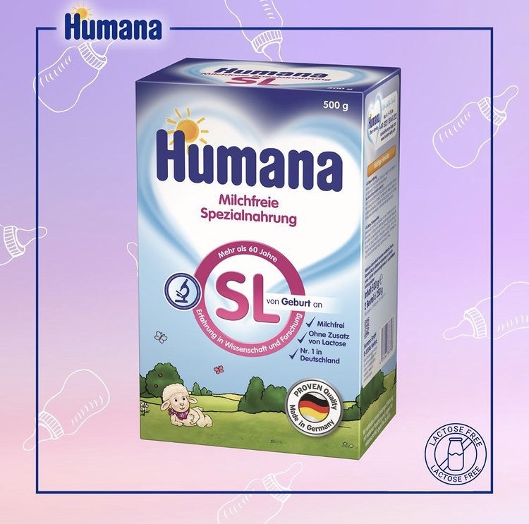 Sữa Humana SL 500g (Dành cho bé dị ứng đạm sữa bò)