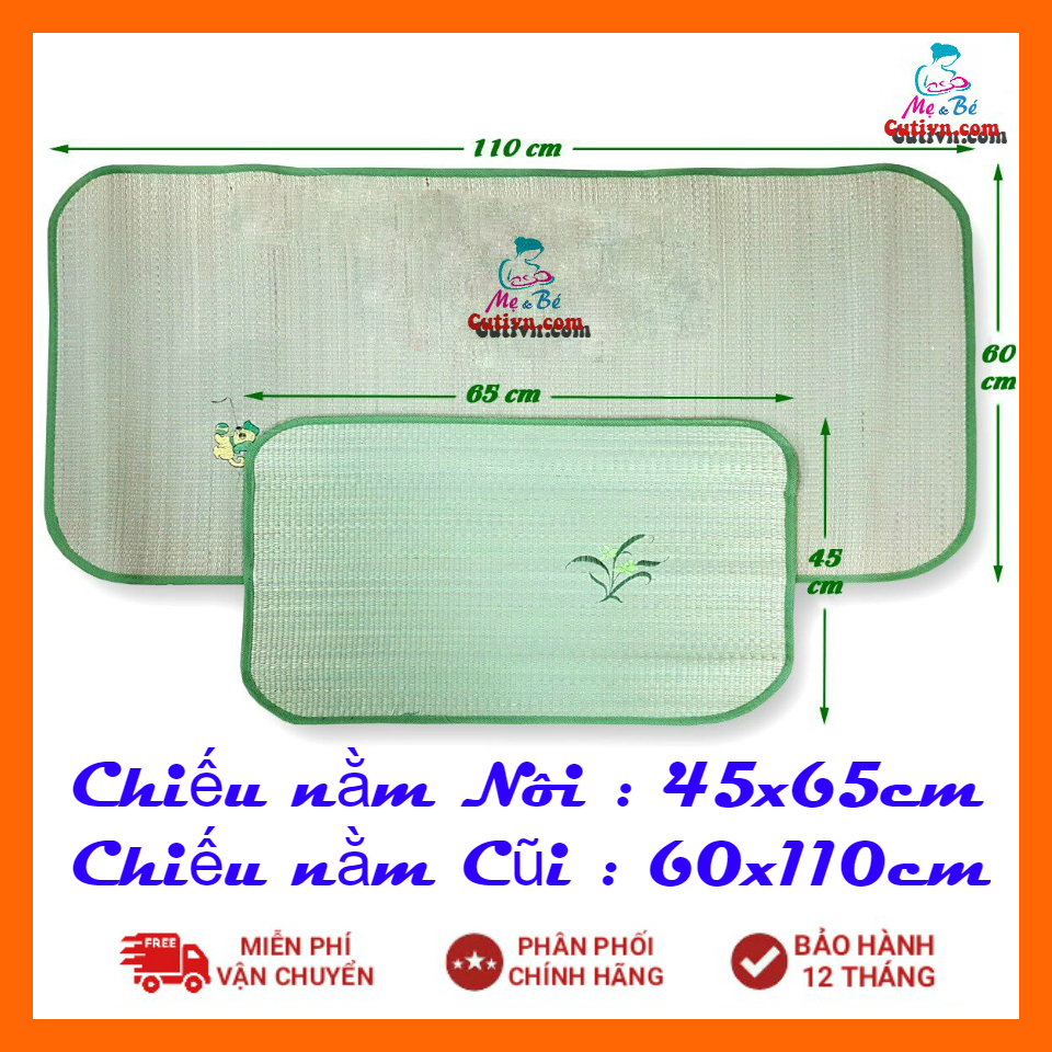 Chiếu cói nằm nôi, nằm võng và cũi cho bé