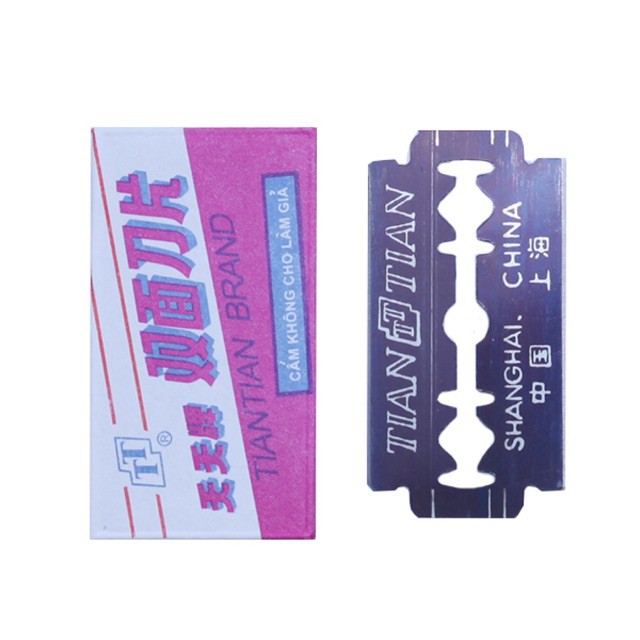 DAO TEM TIANTIAN,LƯỠI LAM (COMBO 20 HỘP 200 LƯỠI)