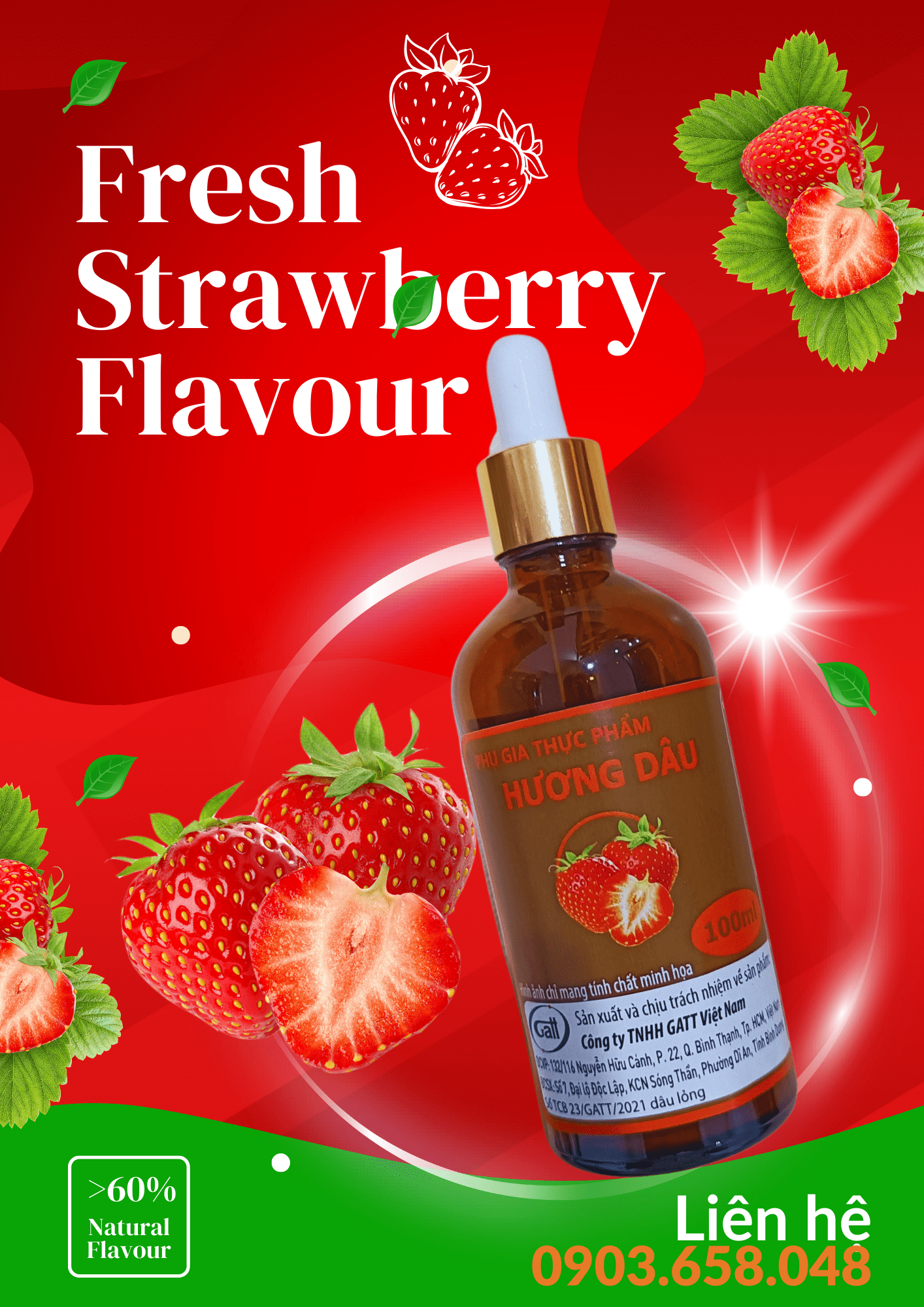 Hương Dâu Tây - Strawberry Flavor