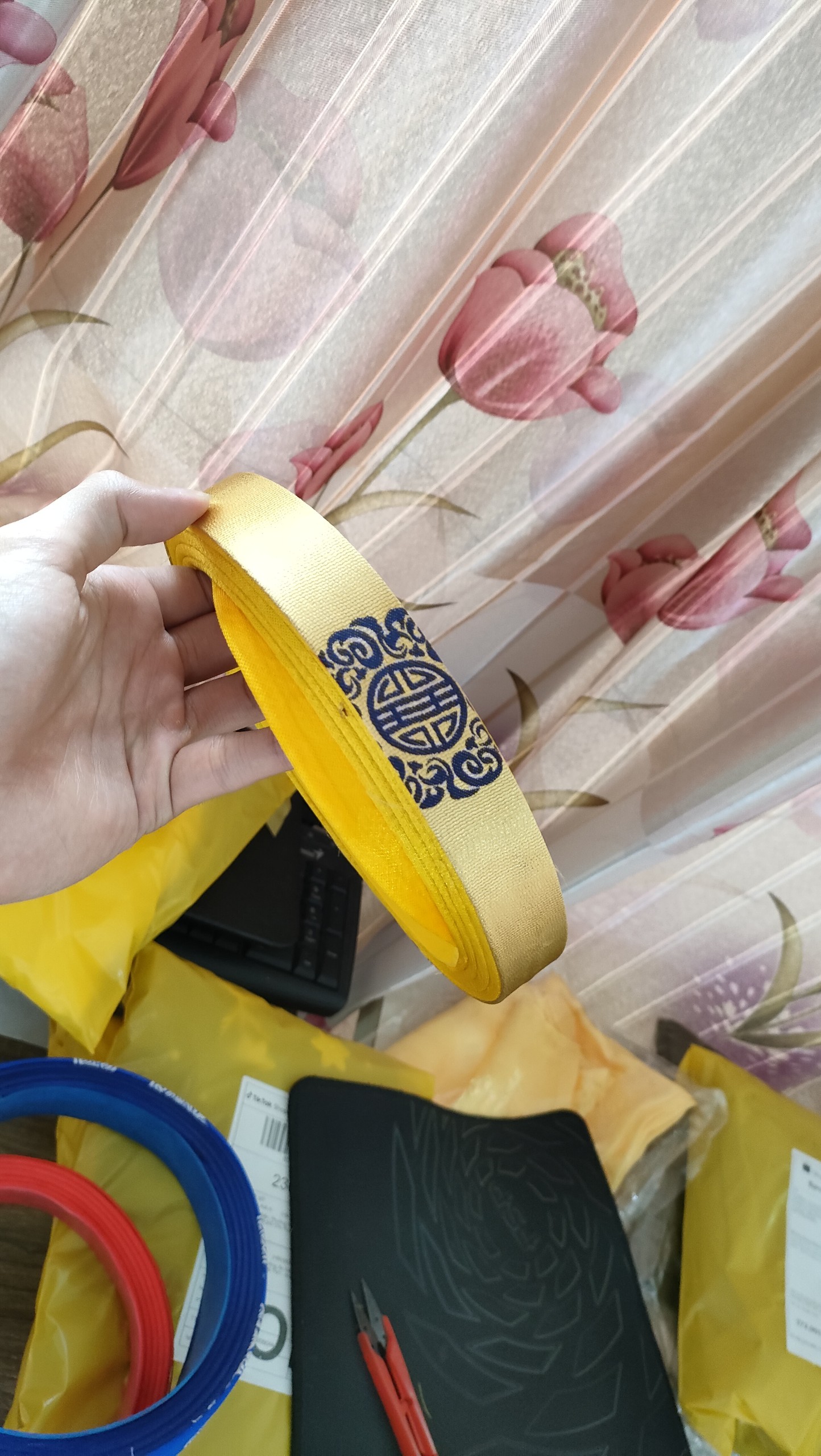 Khăn xếp áo dài trẻ em, khăn đội đầu, khăn mấn trẻ con, mấn áo dài - Hoàng Kim Anh