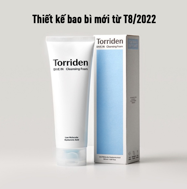 [Nhacuabeautyholic] Sữa rửa mặt TORRIDEN DIVE IN CLEANSING FOAM