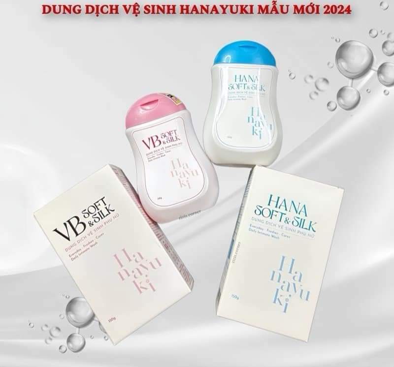 Dung Dịch Vệ Sinh Phụ Nữ Hana Soft Silk Hanayuki