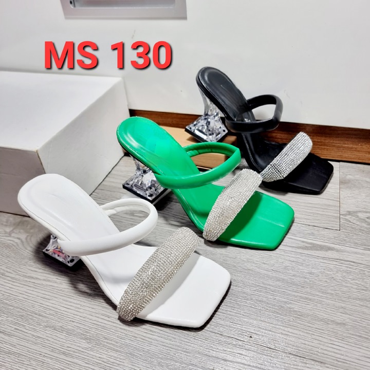 Dép Cao Gót Quai Ngang Nữ 3 Phân Siêu Đẹp - MS 121