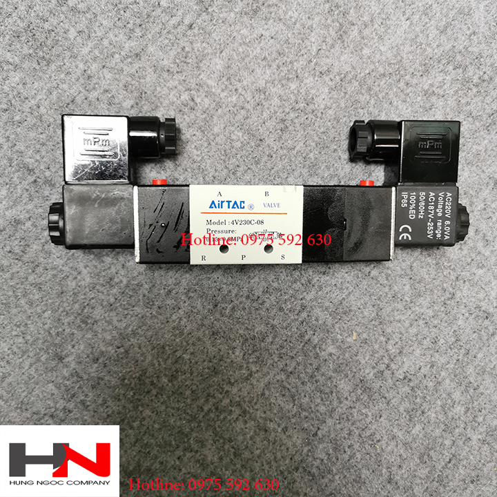Van điện từ 5/3 airtac 4v230c-08