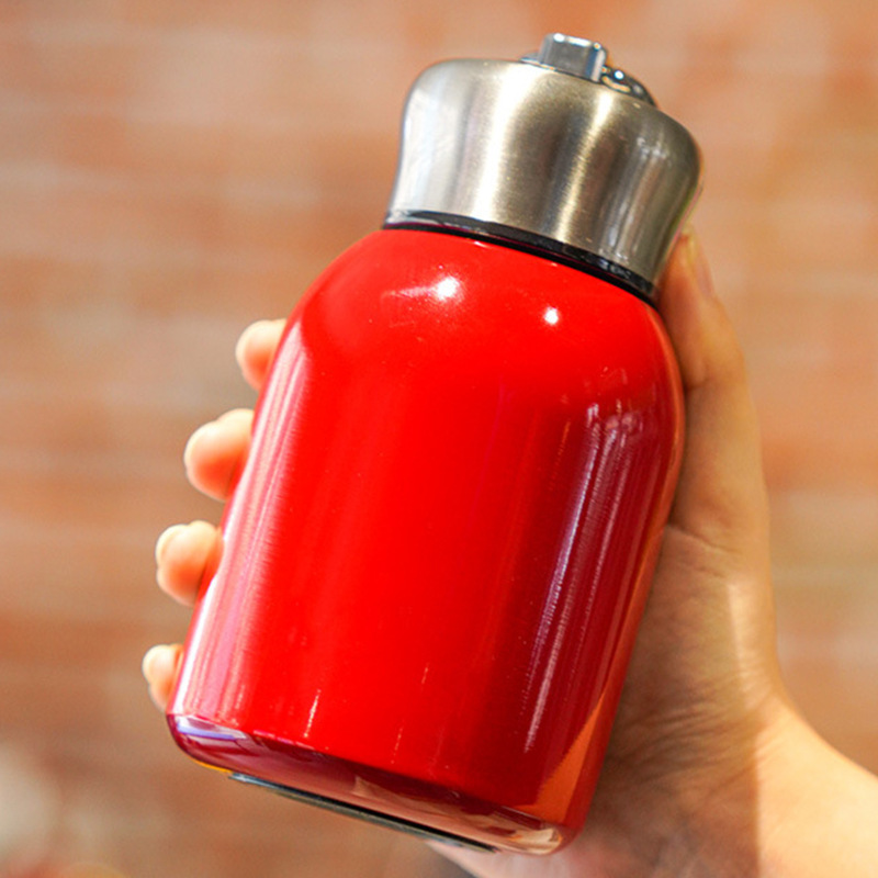 304 ml stainless steel thermos bottle with hook-stainless steel thermos bottle-stainless steel insulating cup-water bottle