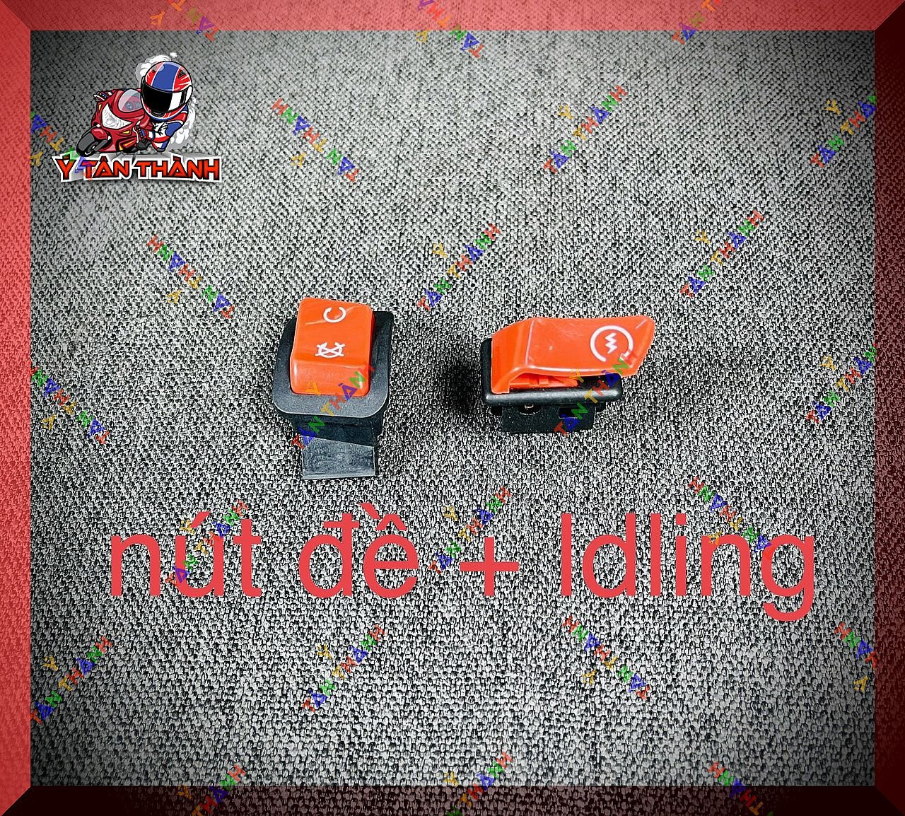 Nút công tắc đề/idling đỏ xe vario,click 125 MS 04