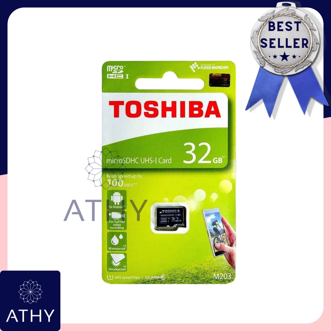 THẺ NHỚ MICRO SD TOSHIBA 32GB memory card SD HC tốc độ đọc 10 class lưu trữ dữ liệu hình ảnh tin nhắn video game cho điện thoại camera máy tính bảng hàng xịn tốt chính hãng cao cấp SDHC 32 gb gygabyte 32g