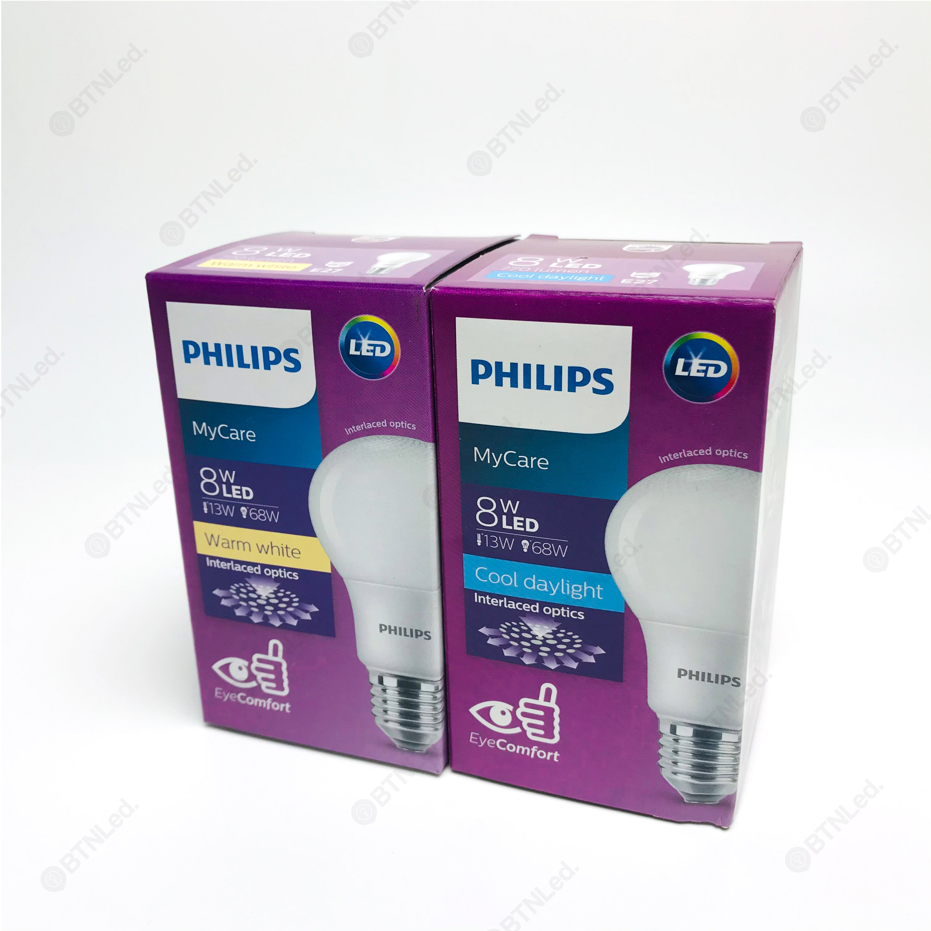 Đèn LED bulb Philips MYCARE E27 A60 (4W / 6W / 8W / 10W / 12W) - Bảo hành 24 tháng