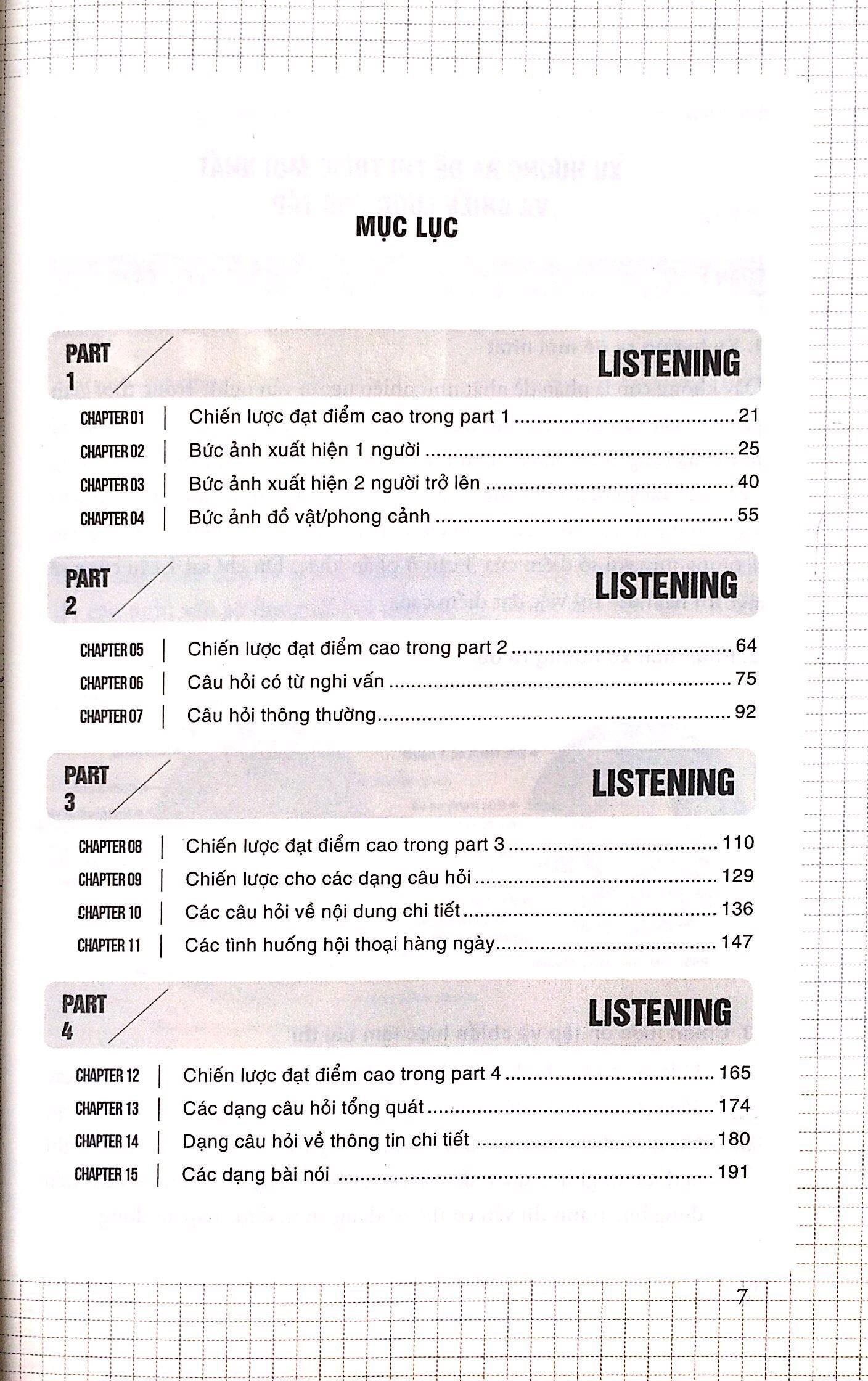 Sách - Luyện thi TOEIC 750 LISTENING