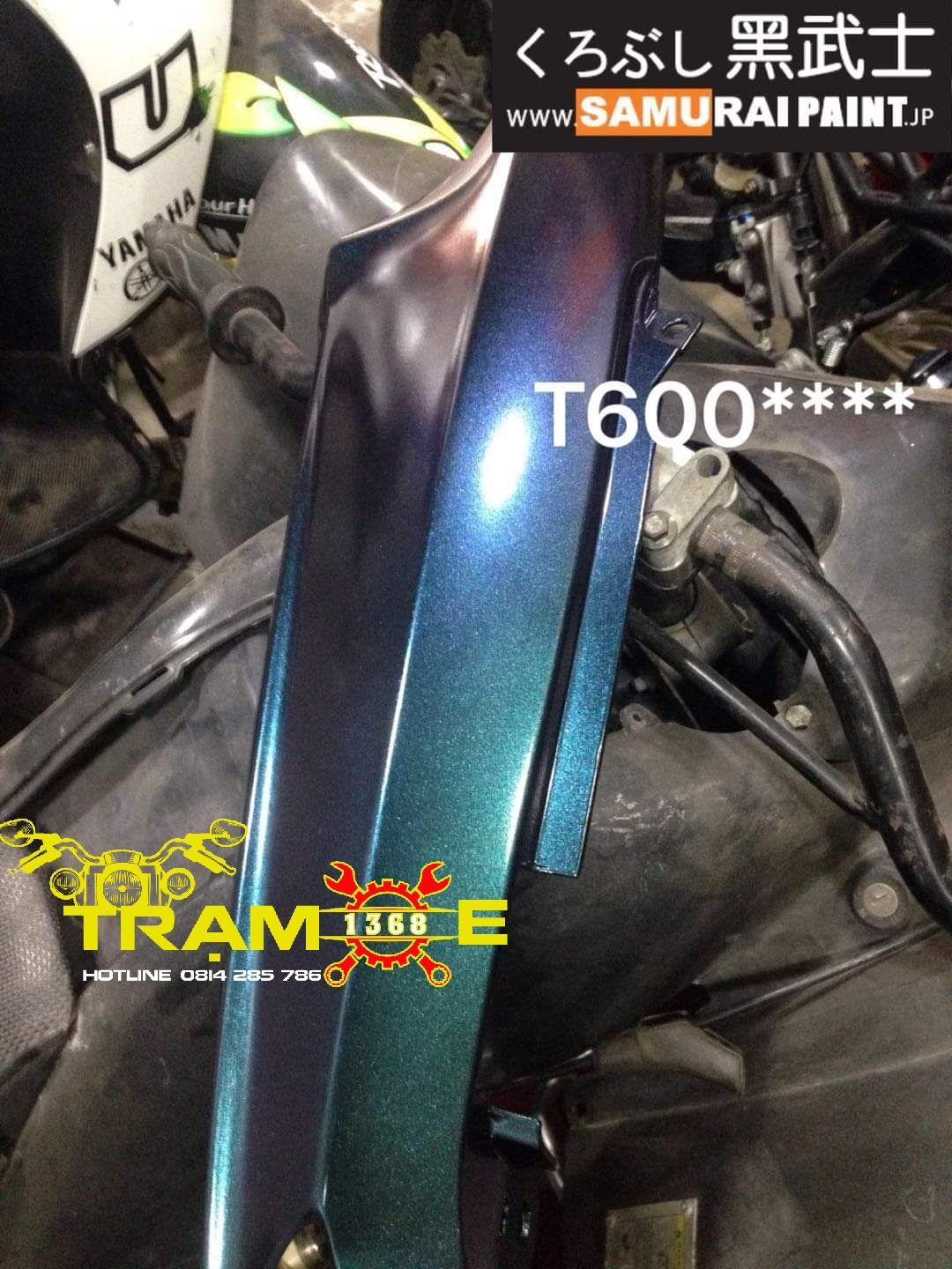 SƠN SAMURAI MÀU 3D XANH TÍM T600