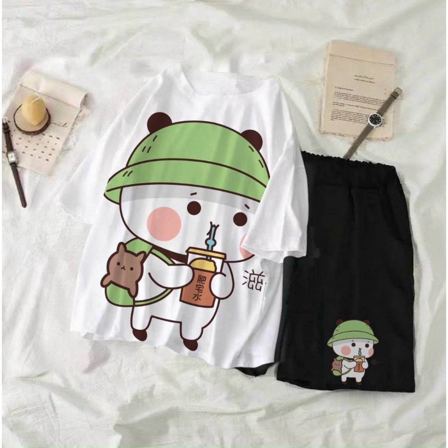 Áo phông in hình cute gấu xinh dễ thương HARIQUEEN