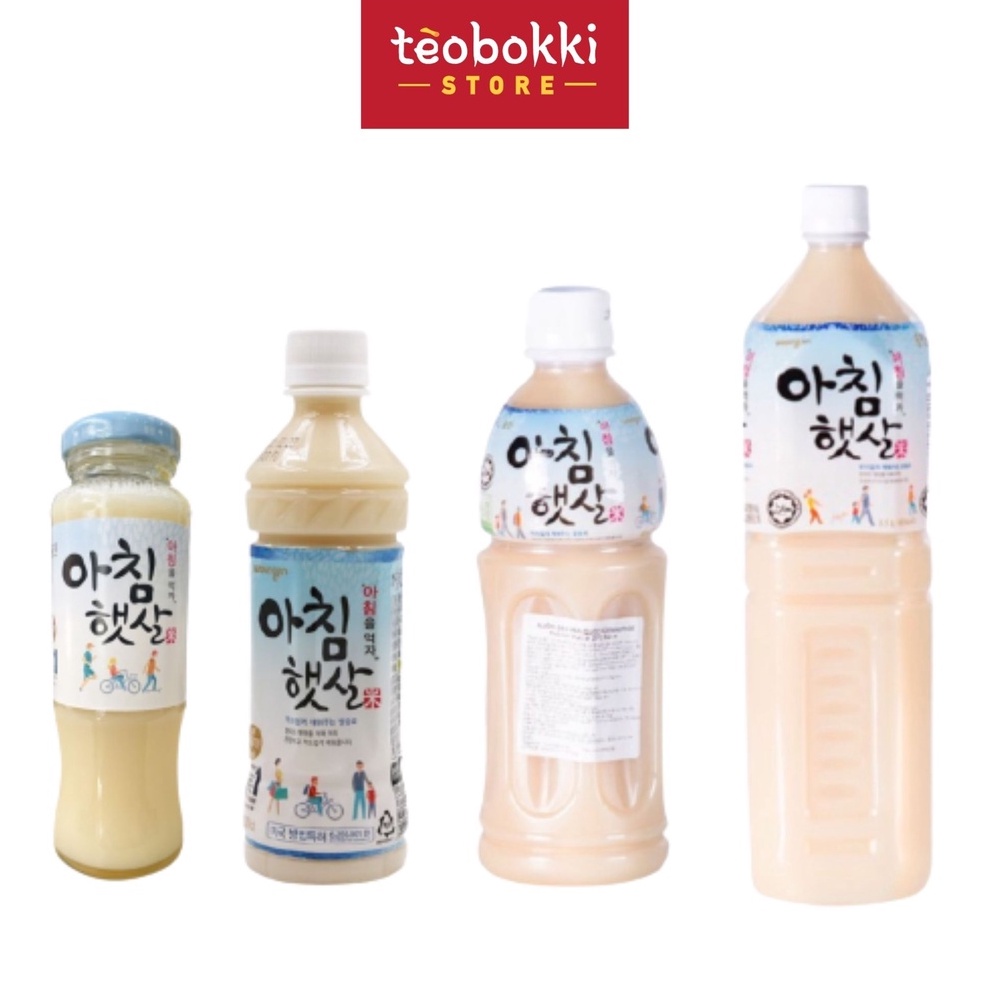 Nước gạo Hàn Quốc Woongjin 180ml, 500ml