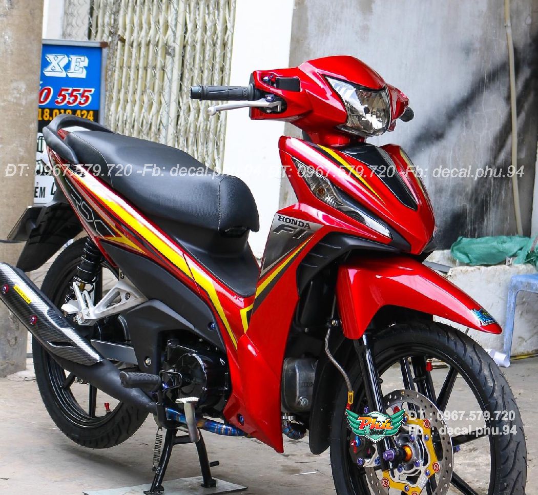 Tem rời Wave RSX  Fi đỏ đen (P)
