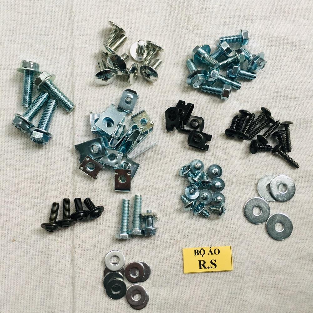 BỘ ỐC DÀN ÁO CHO XE WAVE RS....NHƯ ỐC ZIN (FULL)