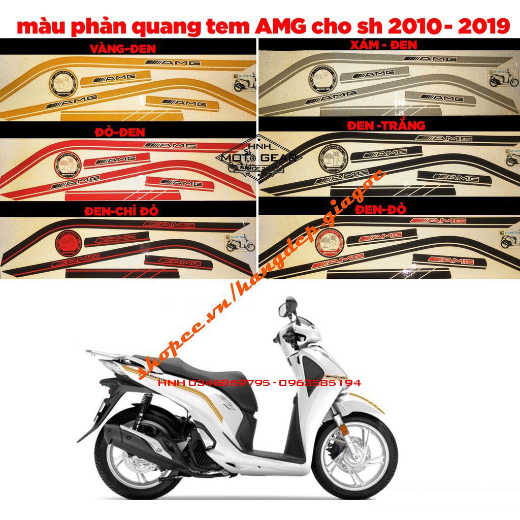 Tem Phản Quang Cho Xe Điện Vinfast 3M Kiểu Amg