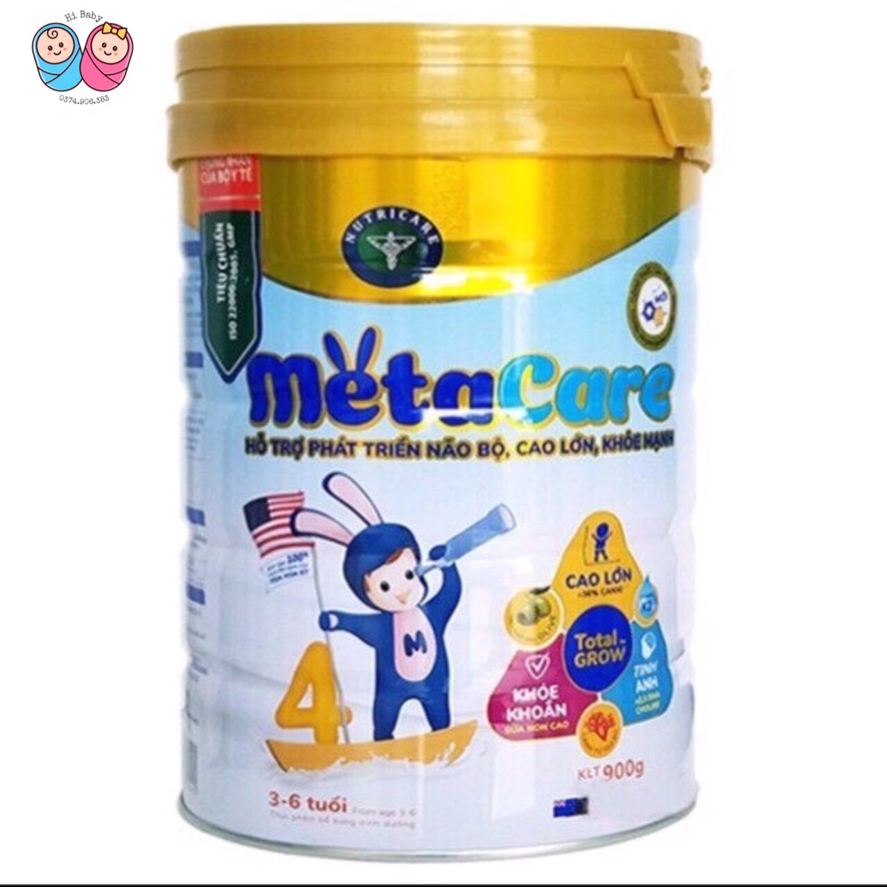 [Mẫu mới] Sữa Metacare số 4 900g (date mới)