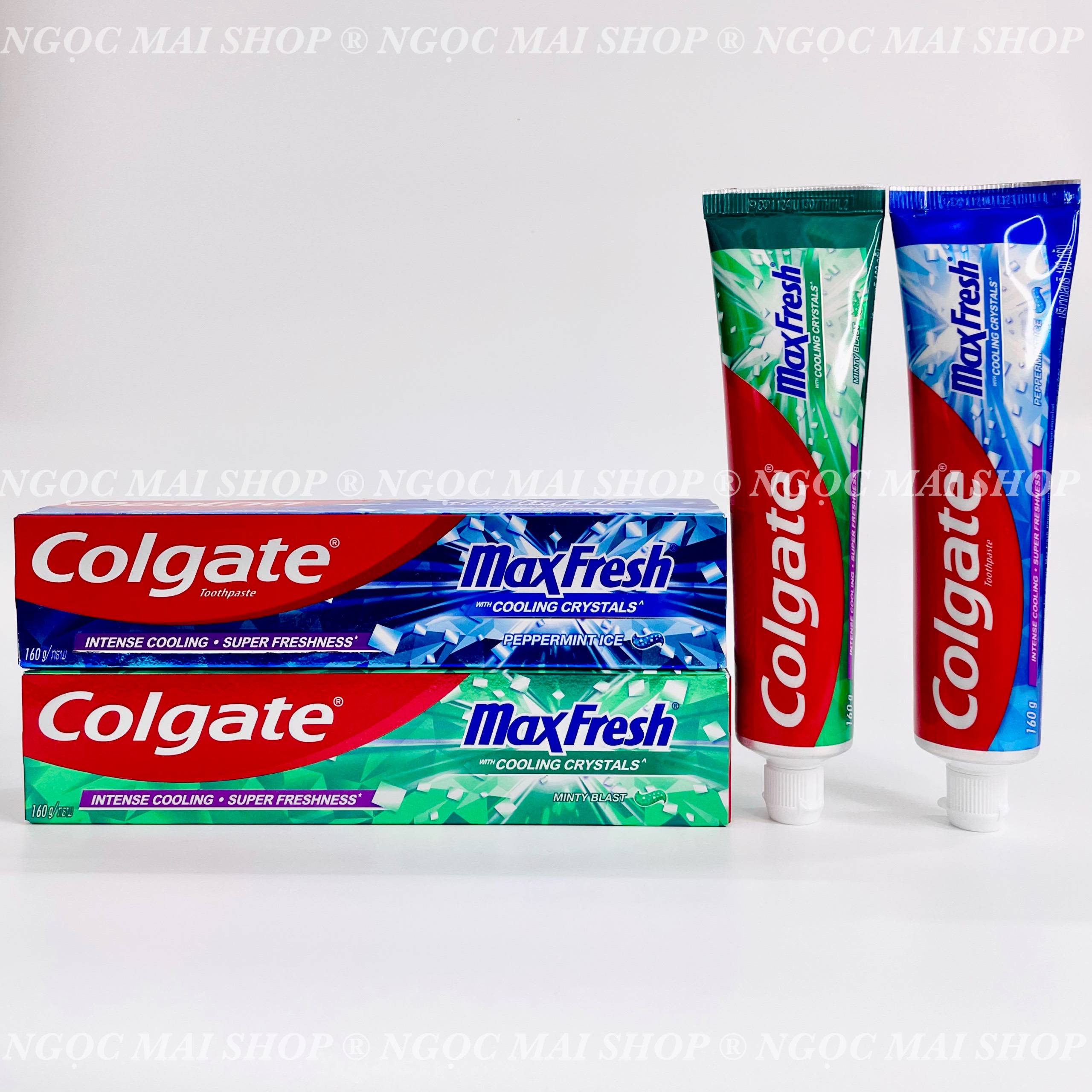 Kem Đánh Răng Colgate Bạc Hà MaxFresh 160g Thái Lan