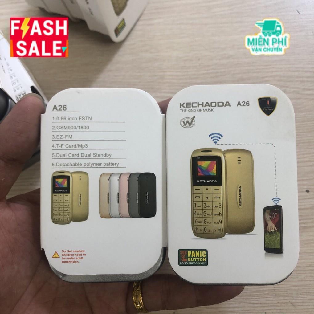 Điện thoại mini Kechaoda A26 siêu nhỏ 2sim