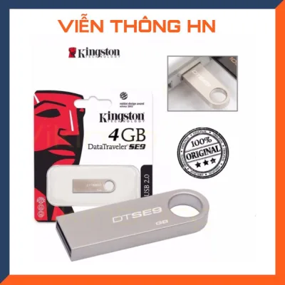 USB 2.0 Kingston data traveler se9 4gb - dung lượng thực