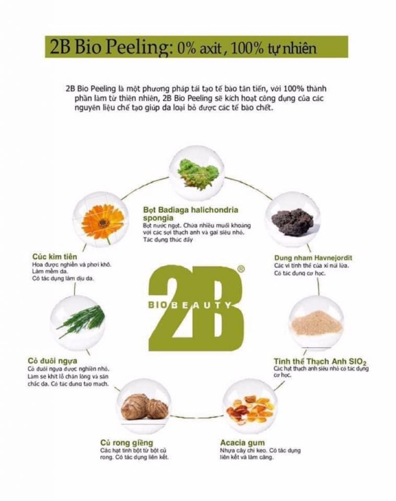 TẢO BỈ THAY DA SINH HỌC - 2B BIO PEELING