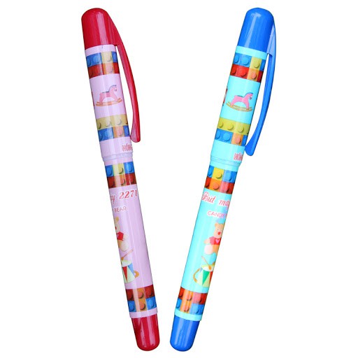 Bút máy nét thường Candy Bear Hồng Hà (2271)