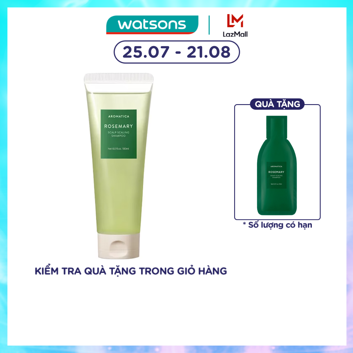 Aromatica Rosemary Scalp Scaling Shampoo 180ml