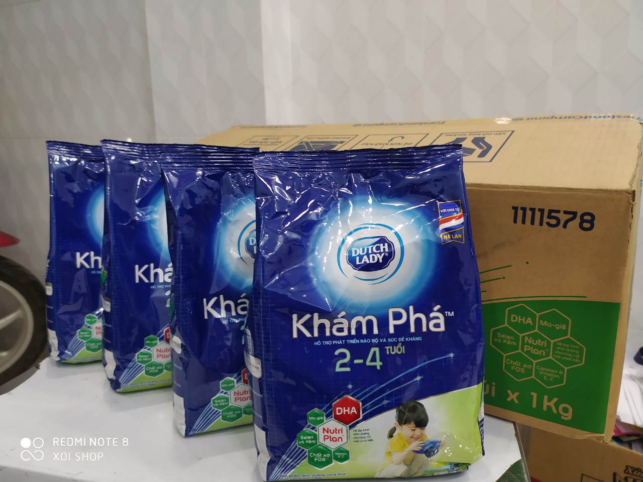 TÚI 1KG SỮA BỘT KHÁM PHÁ CÔ GÁI HÀ LAN