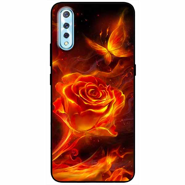 Ốp lưng dành cho vivo s1 iqoo neo 855 mẫu hoa hồng lửa