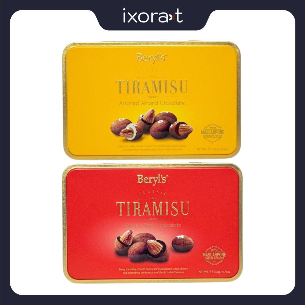 Chocolate Beryl s Tiramisu hạnh nhân hộp 135g - Nhiều vị