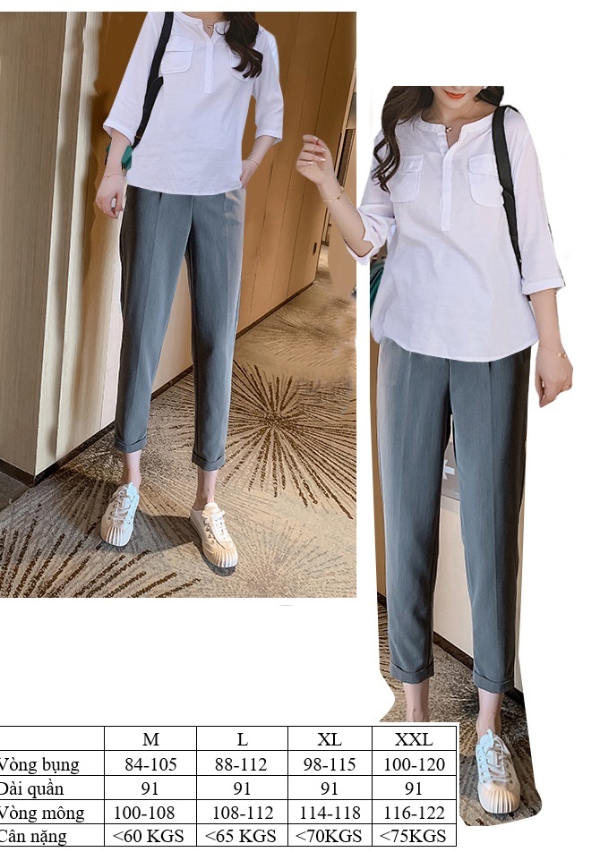 Quần bầu công sở thiết kế thanh lịch